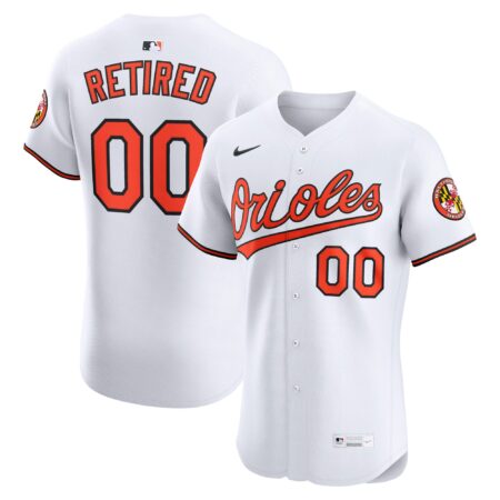 Baltimore Orioles Home Elite Pick-A-Player Retired Roster Jersey - White