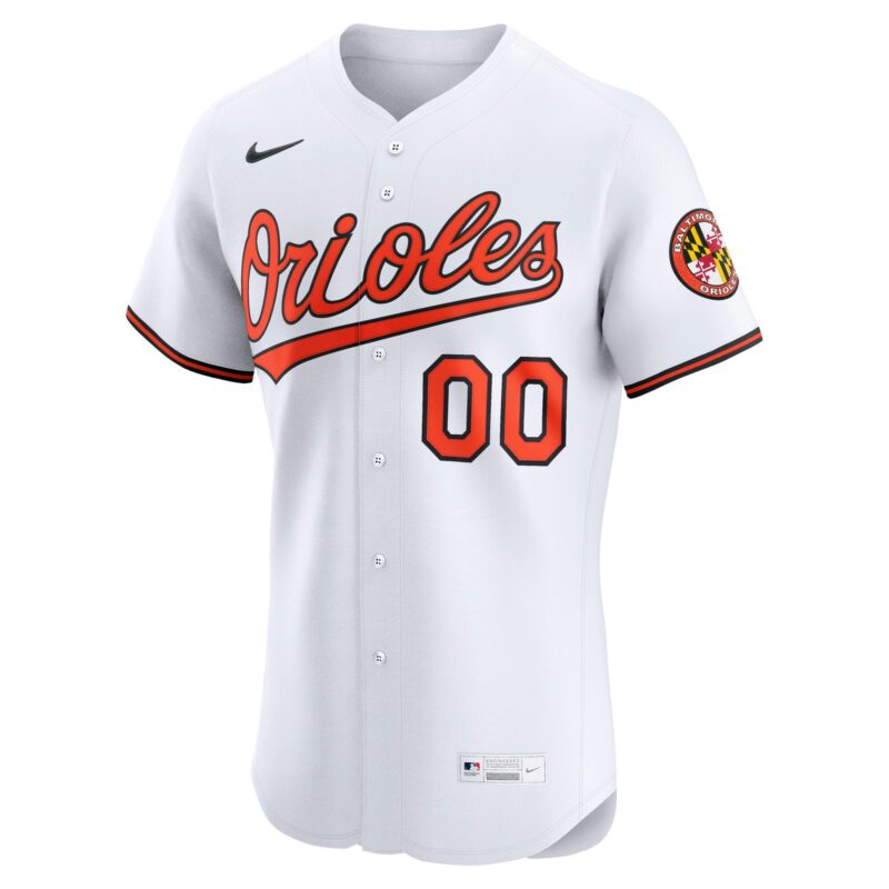 Baltimore Orioles Home Elite Pick-A-Player Retired Roster Jersey - White - Image 2