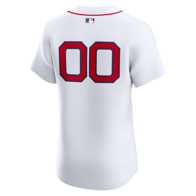 Boston Red Sox Home Elite Custom Jersey - White - Image 3