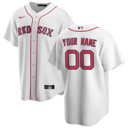 Boston Red Sox Home Custom Jersey - White