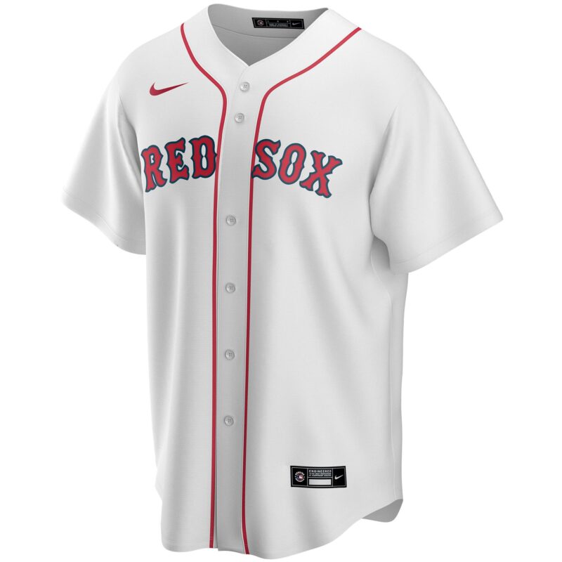 Boston Red Sox Home Custom Jersey - White - Image 2