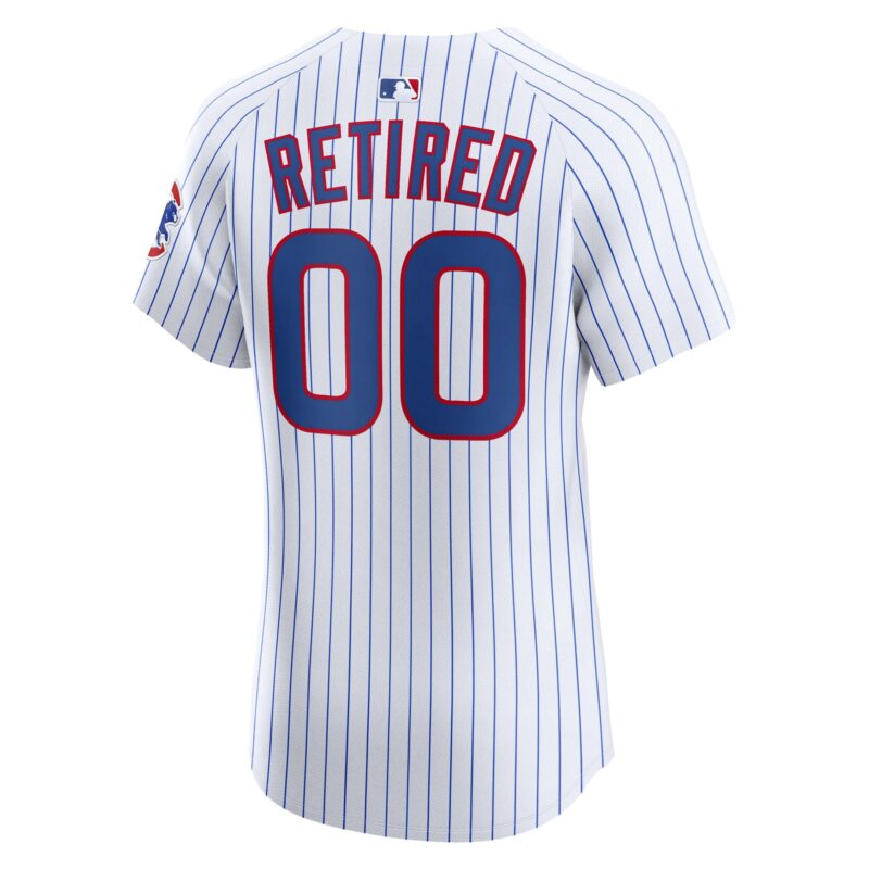Chicago Cubs Home Elite Pick-A-Player Retired Roster Jersey - White - Image 3
