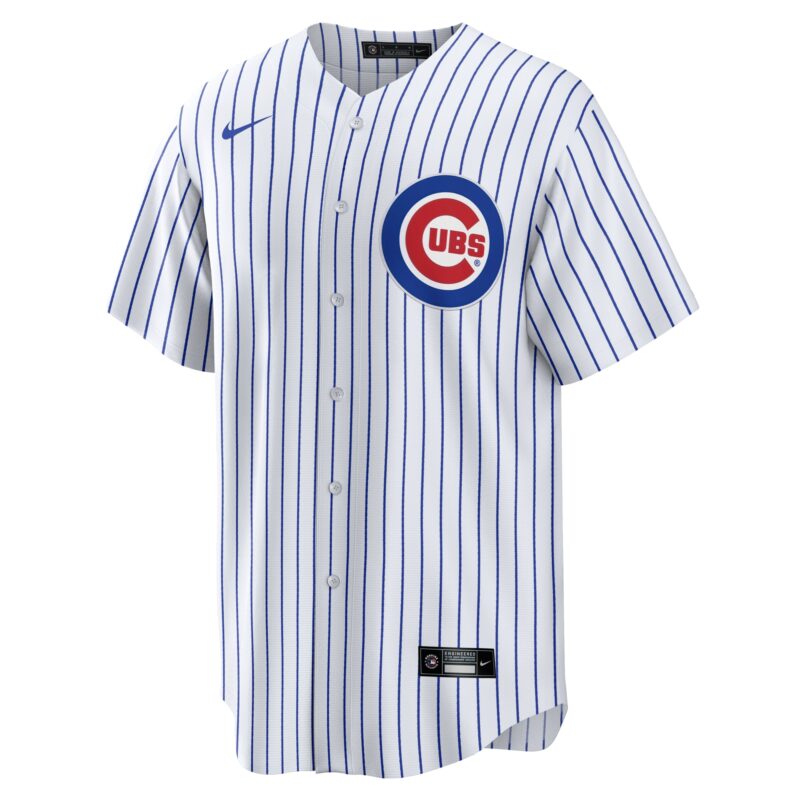 Chicago Cubs #1 Dad Home Jersey - White - Image 2