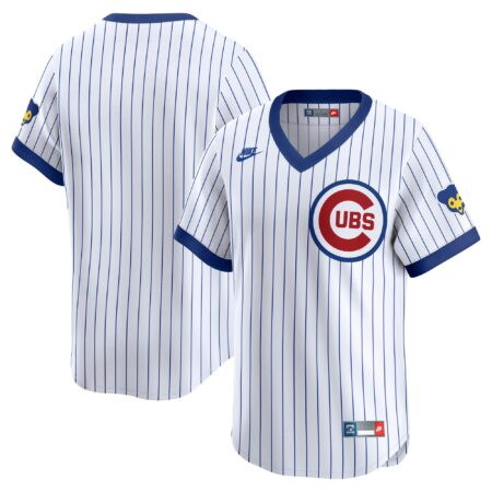 Chicago Cubs Throwback Cooperstown Collection Limited Jersey - White