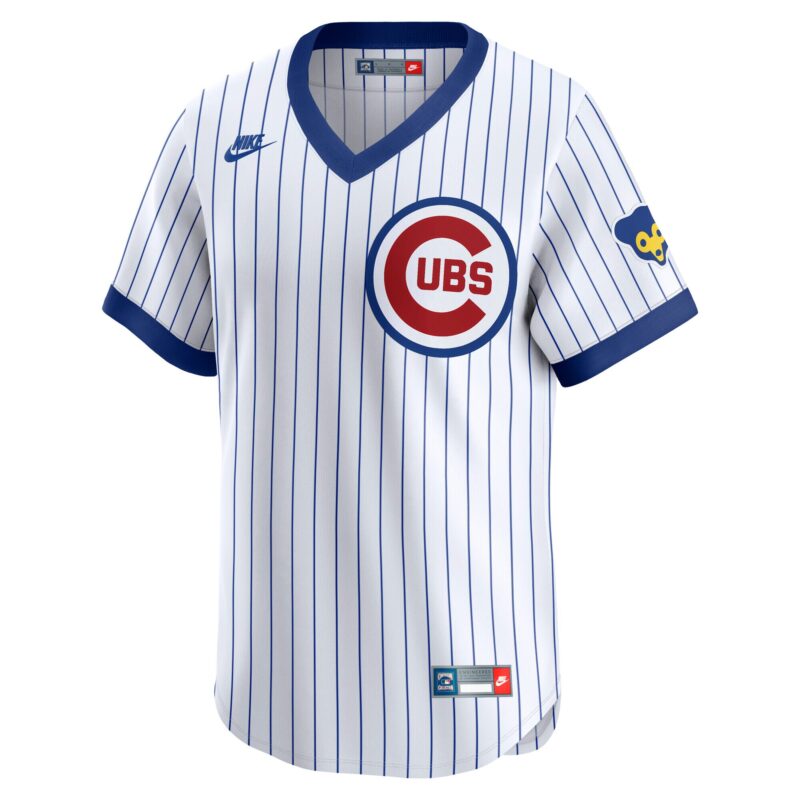 Chicago Cubs Throwback Cooperstown Collection Limited Jersey - White - Image 2
