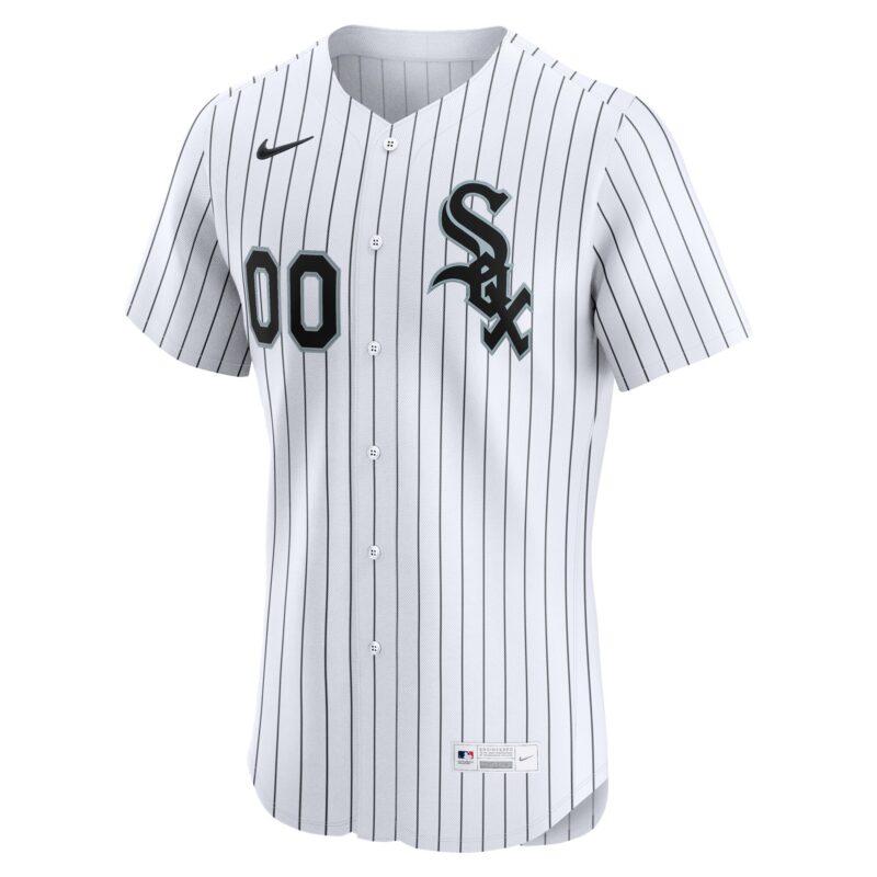 Chicago White Sox Home Elite Custom Jersey - White - Image 2