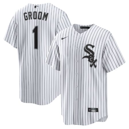 Chicago White Sox #1 Groom Home Jersey - White