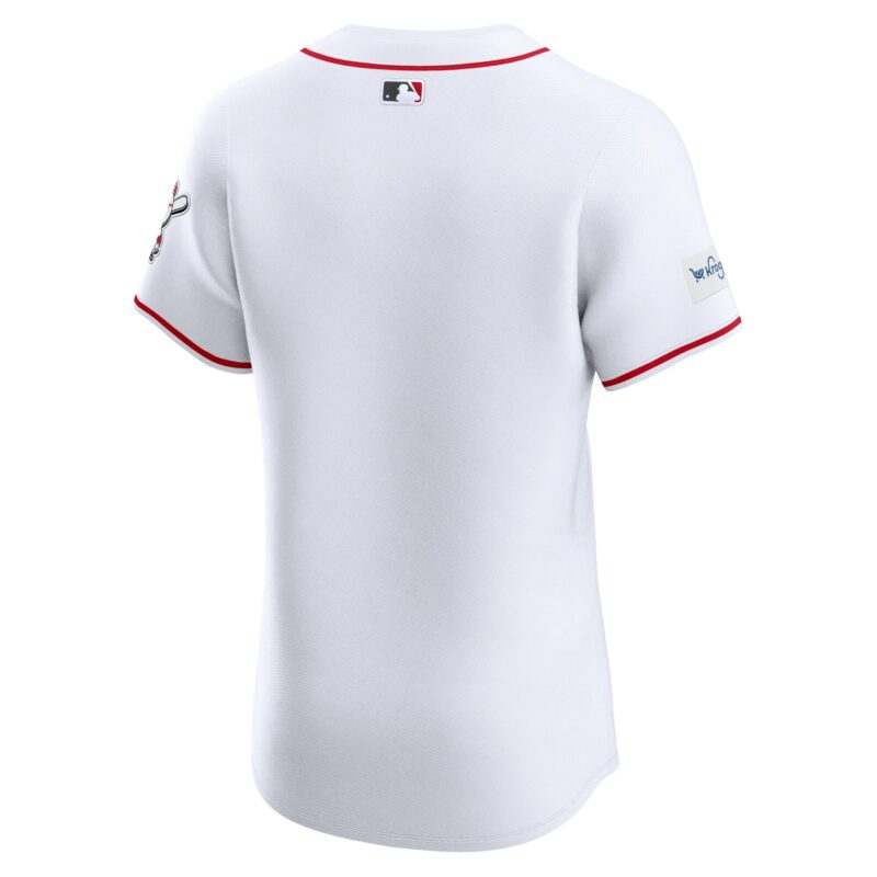 Cincinnati Reds Home Elite Jersey - White - Image 3