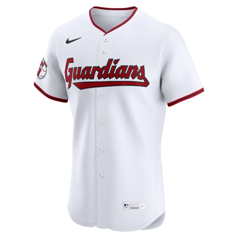 Cleveland Guardians Home Elite Pick-A-Player Retired Roster Jersey - White - Image 2