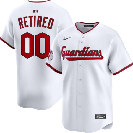 Cleveland Guardians Home Limited Pick-A-Player Retired Roster Jersey - White