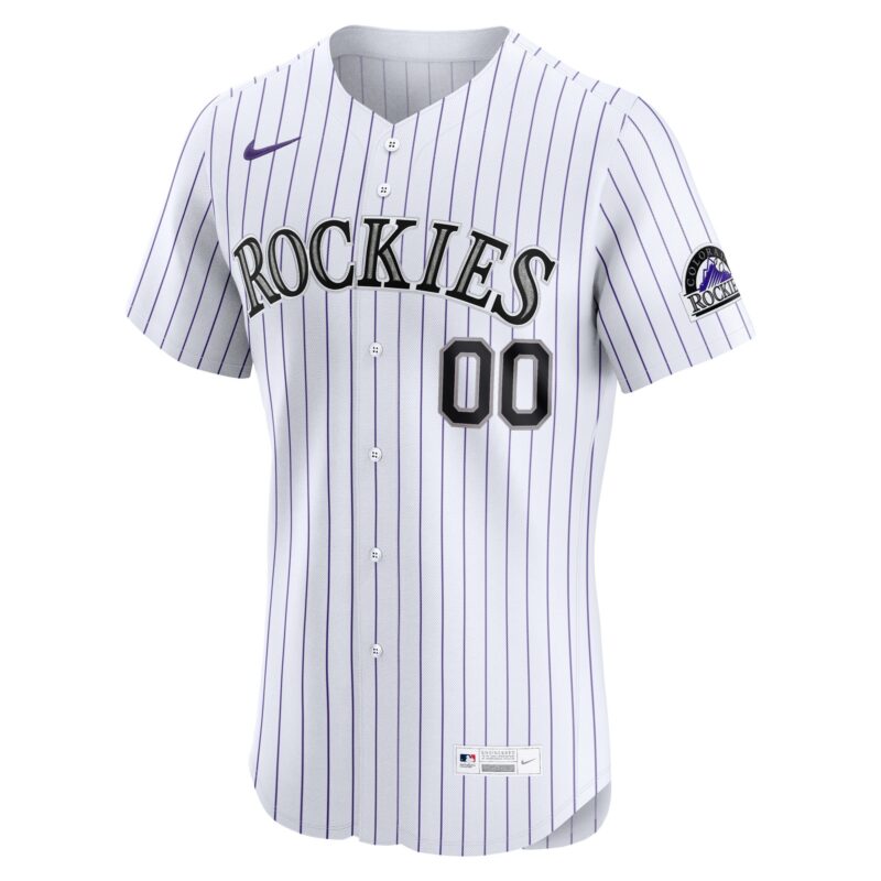 Colorado Rockies Home Elite Pick-A-Player Retired Roster Jersey - White - Image 2