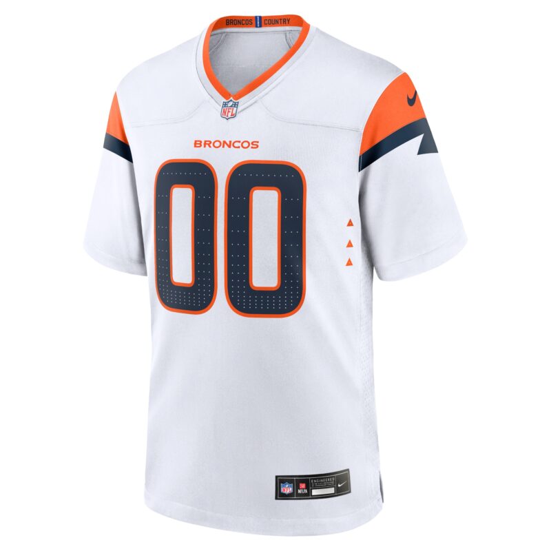 Denver Broncos Mile High Collection Custom Game Jersey - White - Image 2