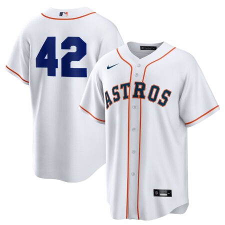 Houston Astros Home 2025 Jackie Robinson Day Jersey - White
