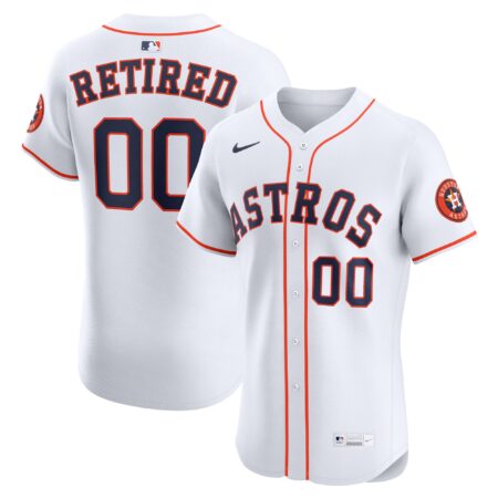 Houston Astros Home Elite Pick-A-Player Retired Roster Jersey - White