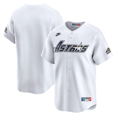 Houston Astros Throwback Cooperstown Collection Limited Jersey - White