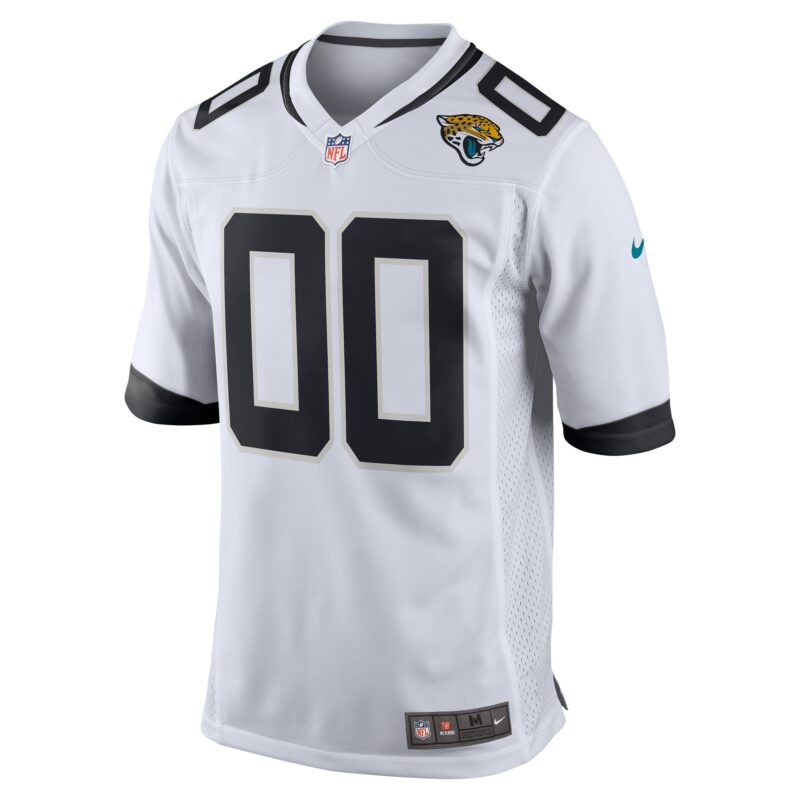 Jacksonville Jaguars Custom Game Jersey - White - Image 2