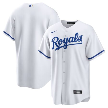 Kansas City Royals Home Blank Jersey - White