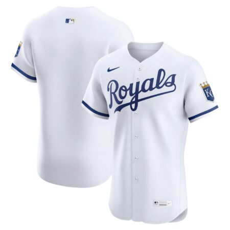 Kansas City Royals Home Elite Jersey - White