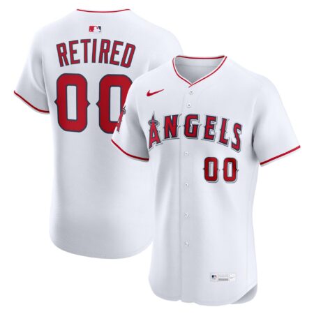 Los Angeles Angels Home Elite Pick-A-Player Retired Roster Jersey - White