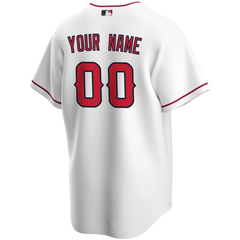 Los Angeles Angels Home Custom Jersey - White - Image 3