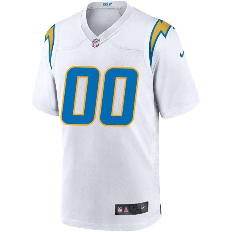 Los Angeles Chargers Custom Game Jersey - White - Image 2