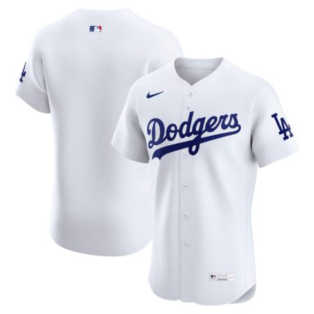 Los Angeles Dodgers Home Elite Jersey - White