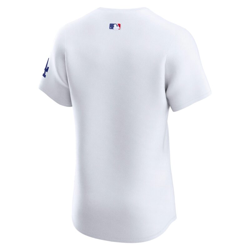 Los Angeles Dodgers Home Elite Jersey - White - Image 3