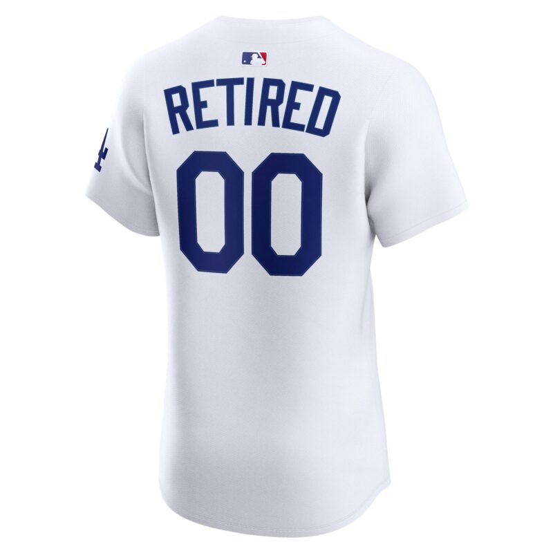 Los Angeles Dodgers Home Elite Pick-A-Player Retired Roster Jersey - White - Image 3