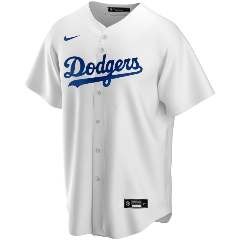 Los Angeles Dodgers Home Custom Jersey - White - Image 2