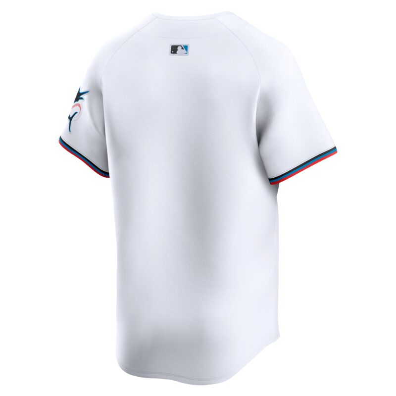 Miami Marlins Home Limited Jersey - White - Image 3