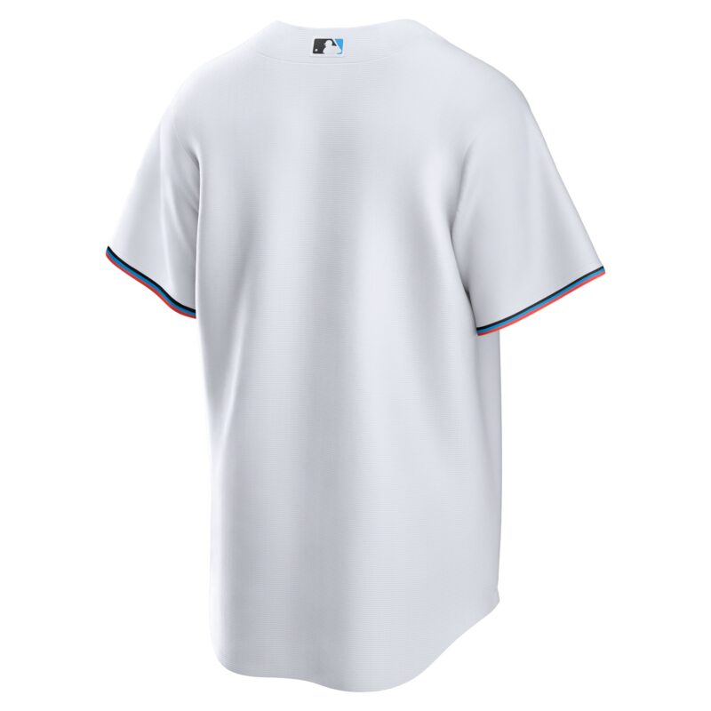 Miami Marlins Home Team Jersey - White - Image 3