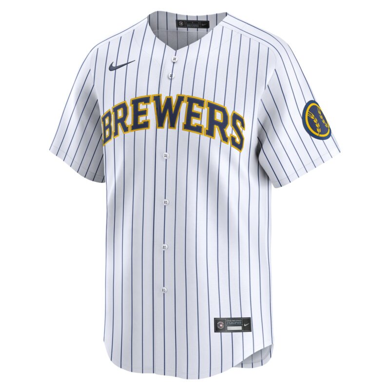 Milwaukee Brewers Alternate Limited Jersey - White - Image 2