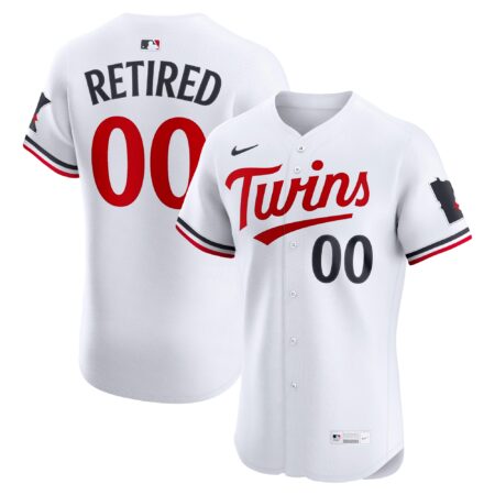 Minnesota Twins Home Elite Pick-A-Player Retired Roster Jersey - White