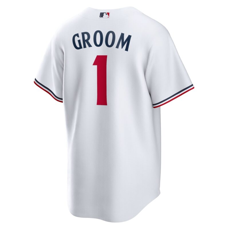 Minnesota Twins #1 Groom Home Jersey - White - Image 3