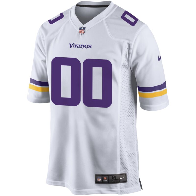 Minnesota Vikings Custom Game Jersey - White - Image 2