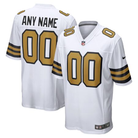 New Orleans Saints Alternate Custom Game Jersey - White