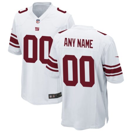 New York Giants Custom Game Jersey - White