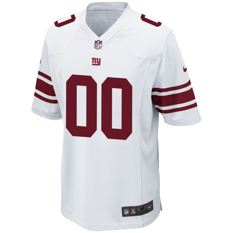 New York Giants Custom Game Jersey - White - Image 2