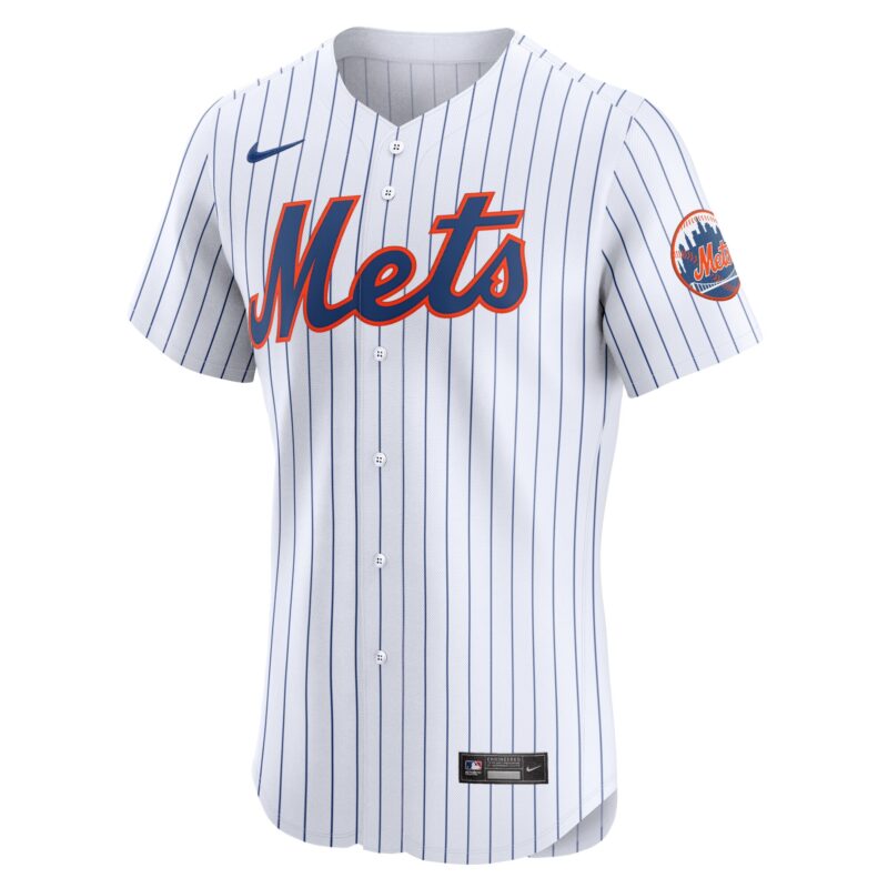 New York Mets Home Elite Jersey - White - Image 2