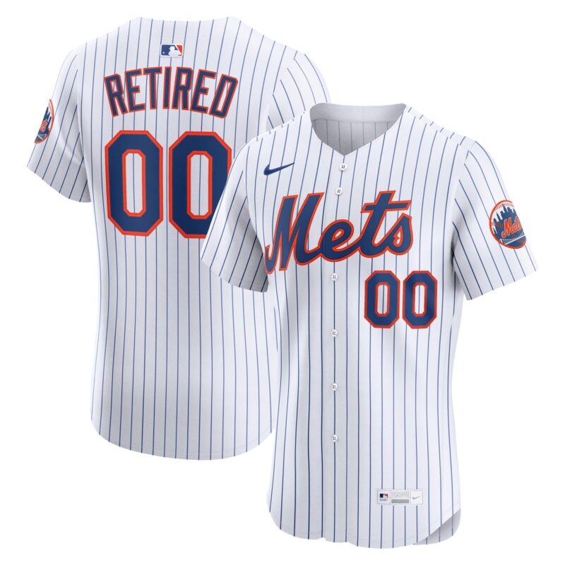 New York Mets Home Elite Pick-A-Player Retired Roster Jersey - White