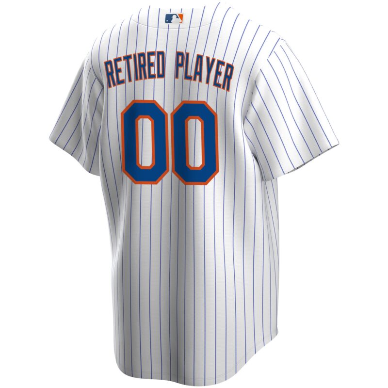 New York Mets Home Pick-A-Player Retired Roster Jersey - White - Image 3