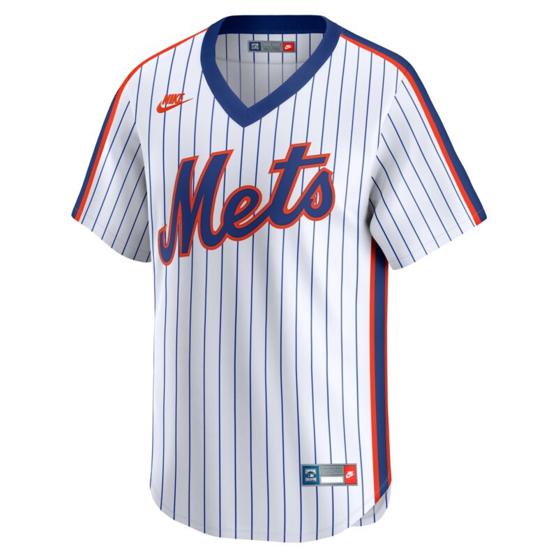 New York Mets Throwback Cooperstown Collection Limited Jersey - White - Image 2
