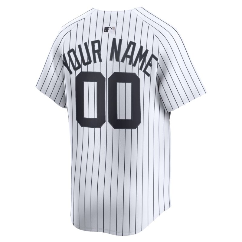 New York Yankees Home Limited Custom Jersey - White - Image 3