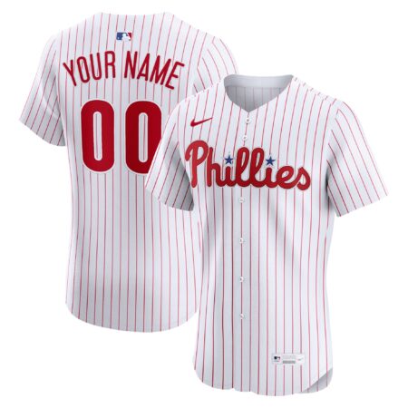 Philadelphia Phillies Home Elite Custom Jersey - White