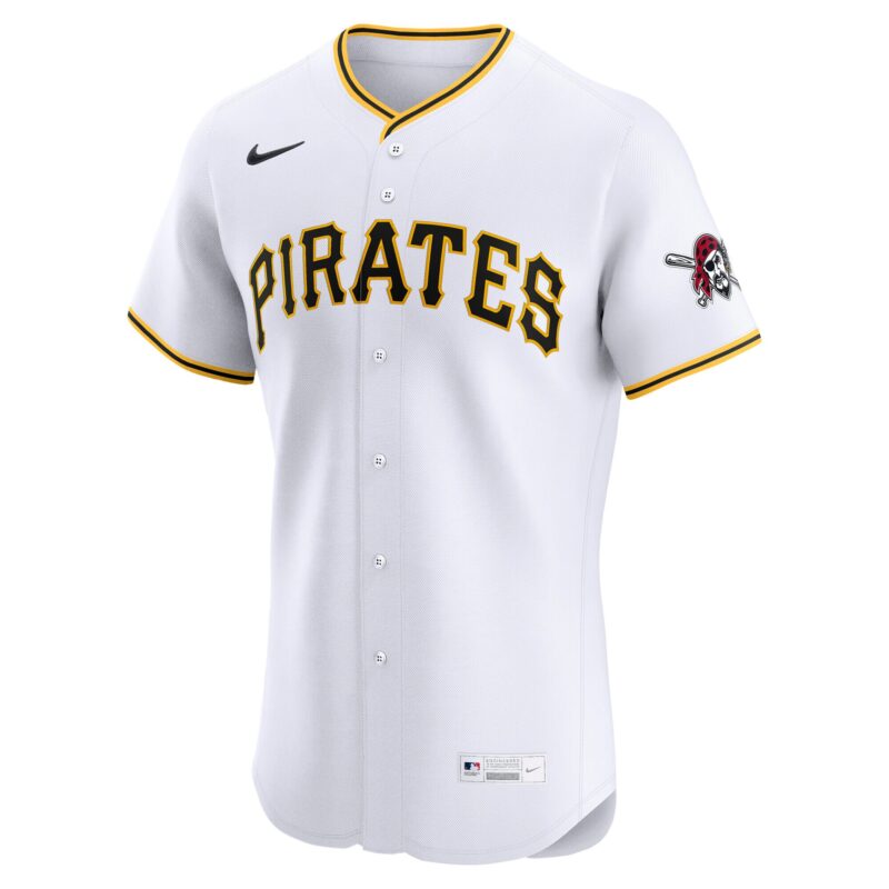 Pittsburgh Pirates Home Elite Jersey - White - Image 2