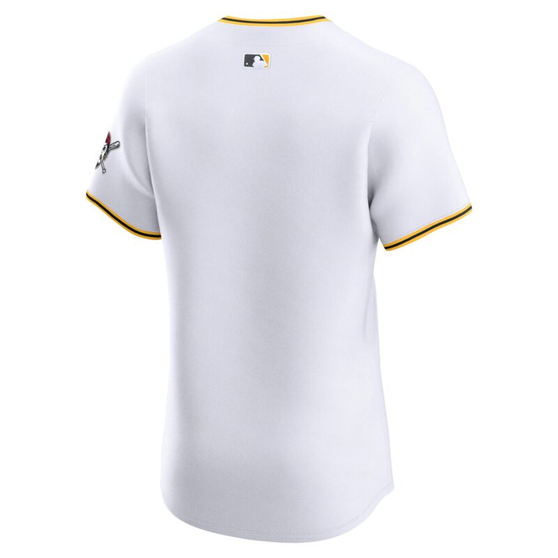Pittsburgh Pirates Home Elite Jersey - White - Image 3
