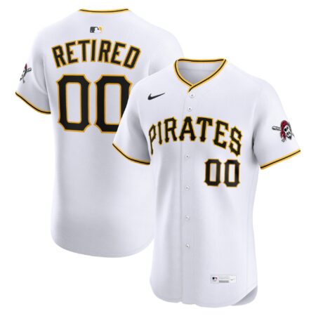 Pittsburgh Pirates Home Elite Pick-A-Player Retired Roster Jersey - White