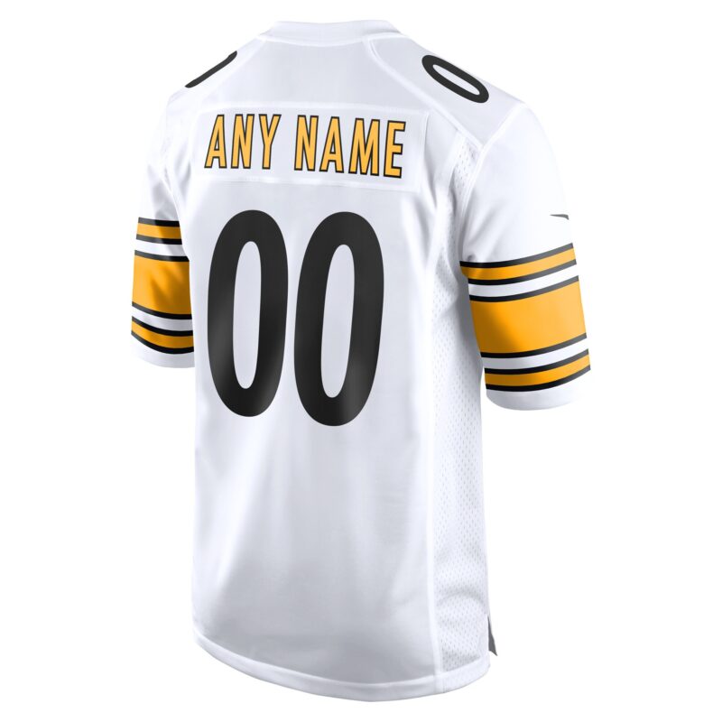 Pittsburgh Steelers Game Custom Jersey - White - Image 3