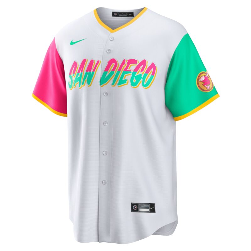 San Diego Padres City Connect Team Jersey - White - Image 2