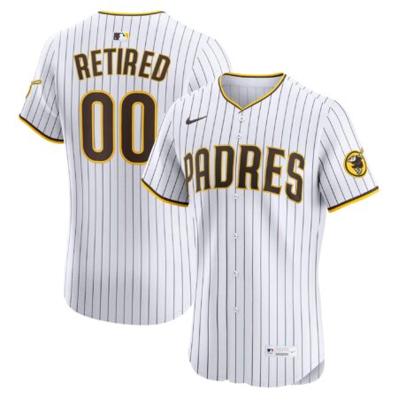 San Diego Padres Home Elite Pick-A-Player Retired Roster Jersey - White
